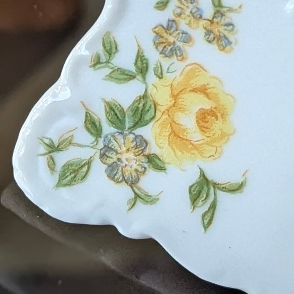 Vintage Porcelain Place Cards & Menu Set โ Floral Roses 13pcs (1970s Japan Style - Picture 11 of 14